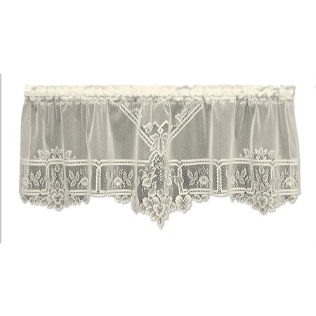 Heritage Lace Heirloom 60 x 22 in. Sheer Valance - Ecru 9700E-6022P